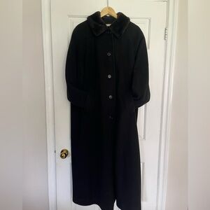Perry Ellis full length wool coat